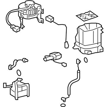 Toyota 88502-60211 Case Sub-Assembly, COOLI