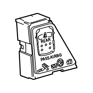 Toyota Highlander Hazard Warning Switch - 83950-0E060