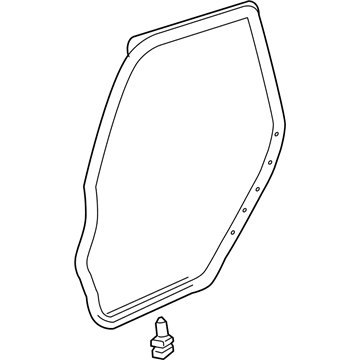 2011 Toyota Matrix Weather Strip - 67871-02170