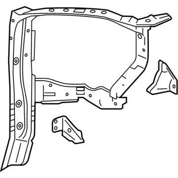 2016 Toyota Highlander Radiator Support - 53203-0E070