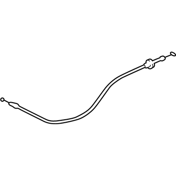 Toyota 53630-42030 Cable Assy, Hood Lock Control