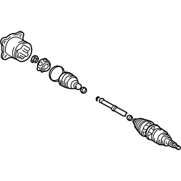 Toyota 42340-48020 Axle Assembly