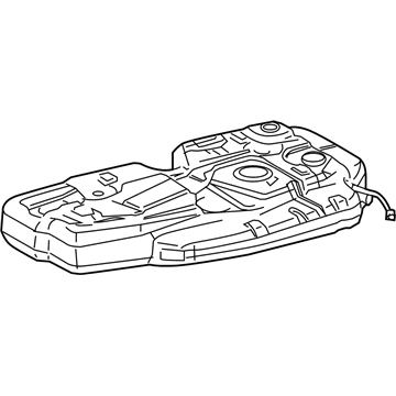 Toyota 77001-08080 Tank Sub-Assembly, Fuel