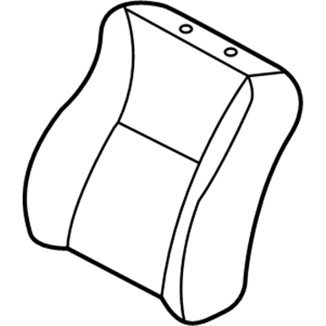 Toyota 71074-AA510-B0 Front Seat Back Cover, Left(For Separate Type)