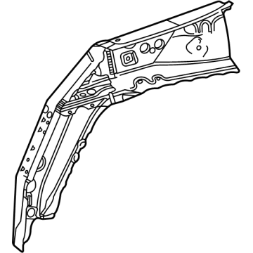 Toyota 53707-08040 Extension Sub-Assembly