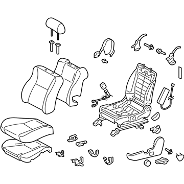 Toyota 71100-06F30-A1 Seat Assembly