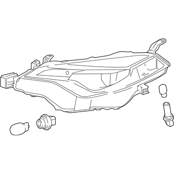 Toyota 81110-02M90 Headlamp Assembly