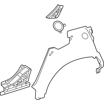 Toyota 61605-0E901 Outer Wheelhouse