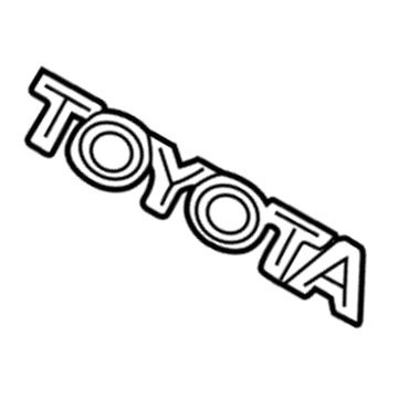 Toyota 75447-AC020 Nameplate