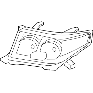 Toyota 81130-60D33 Headlamp Assembly