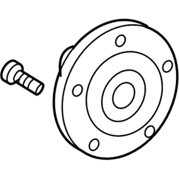 Toyota 43502-0C031 Front Axle Hub Sub-Assembly, Left