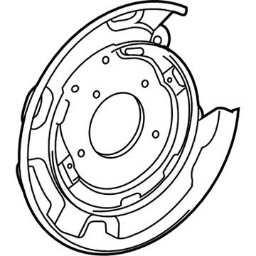 Toyota 46503-0C020 Plate Sub-Assy, Parking Brake, RH