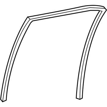 Toyota 68152-07010 Run, Rear Door Glass