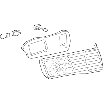 2000 Toyota Camry Back Up Light - 81670-AA030