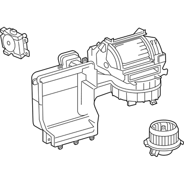 Toyota 87130-07071 Blower Assembly