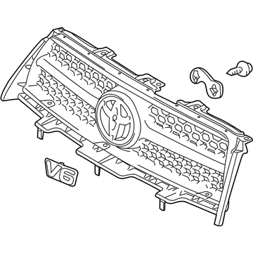 Toyota 53101-0R010 Grille Assembly