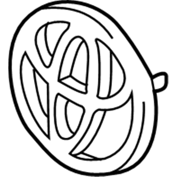 Toyota 90975-02100 Emblem