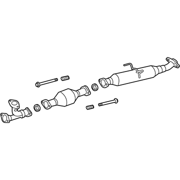 2016 Toyota Sienna Exhaust Pipe - 17420-0P310