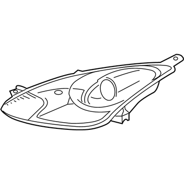 Toyota 81145-2D030 Headlamp Assembly