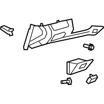 Toyota 55045-48131-B0 Lower Trim Panel