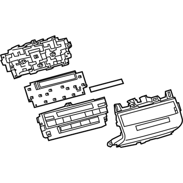 Toyota Land Cruiser A/C Switch - 55900-60L10