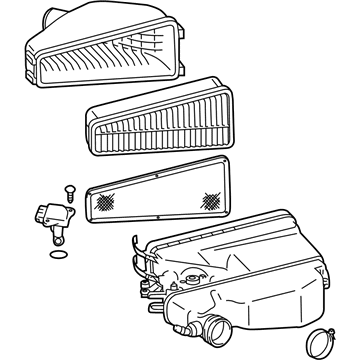 Toyota 17700-0P013 Air Cleaner Assembly