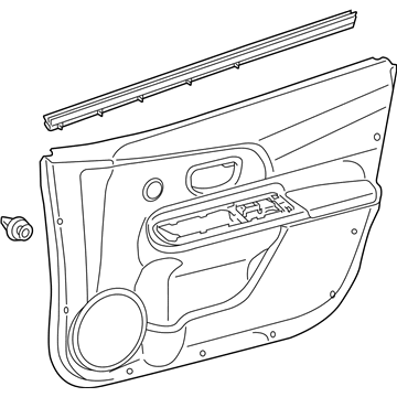 Toyota 67610-5CL90-B0 Door Trim Panel