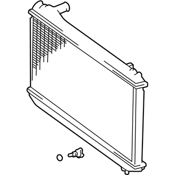 2008 Toyota Solara Radiator - 16400-0A420