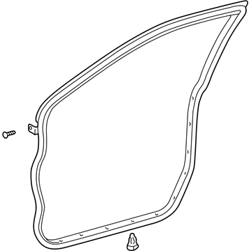 2006 Toyota Highlander Weather Strip - 67861-48021