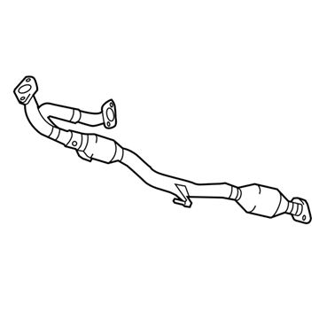 Toyota 17410-0P051 Front Exhaust Pipe Assembly