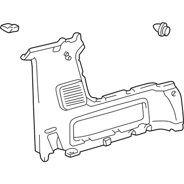 Toyota 62470-42030-B0 Upper Quarter Trim