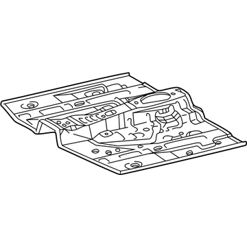 Toyota 58111-42916 Pan, Front Floor L/BOLT