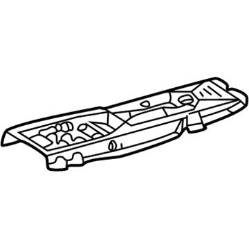 Toyota 58109-42050 Bracket Sub-Assy, Instrument Panel Brace Mounting