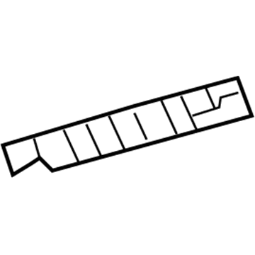 Toyota 66414-0R020 Headliner Spacer