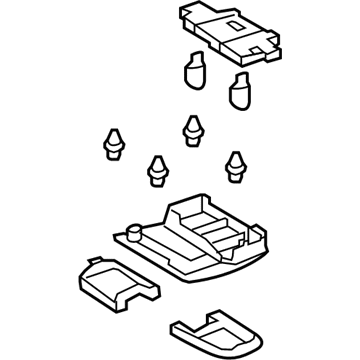 Toyota 81260-42140-E0 Lamp Assembly, Map