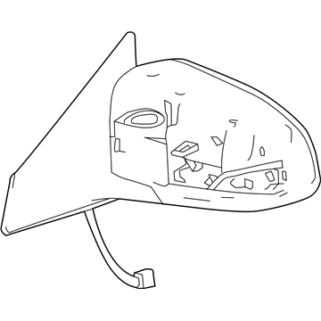 Toyota 87901-07031 Mirror Sub-Assembly, Outer Rear View, Right