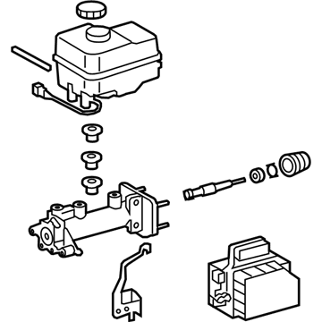 Toyota 47025-35100 Brake Master Cylinder Sub-Assembly