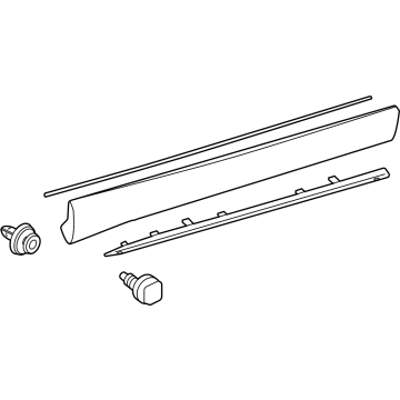 Toyota Grand Highlander Door Moldings - 75071-0E200