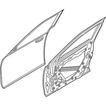 Toyota 67002-WB002 Panel Sub-Assembly, Front D