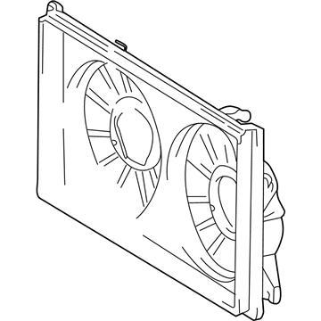 Toyota Prius Fan Shroud - 16711-21021