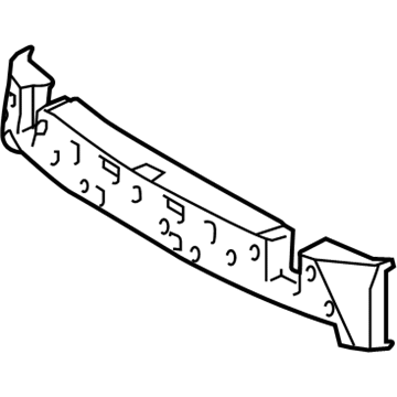 Toyota 52611-47070 ABSORBER, Front Bumper