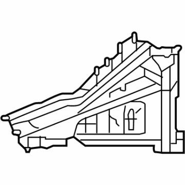 Toyota 61106-02030 Apron Reinforcement