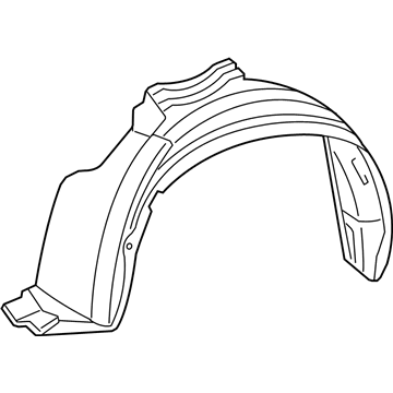 Toyota 53876-0R020 Fender Liner