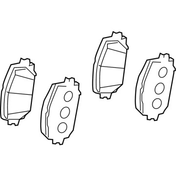 Toyota 04465-12670 Brake Pads