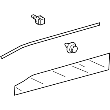 Toyota 75073-0R070 Lower Molding