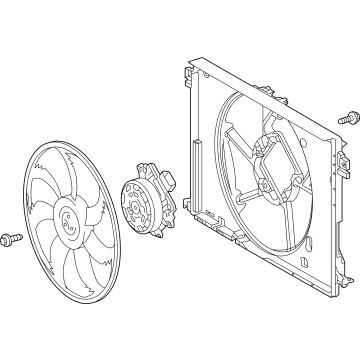 2023 Toyota Crown Cooling Fan Assembly - 16360-25041