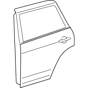 Toyota 67003-42081 Panel Sub-Assembly, Rear D