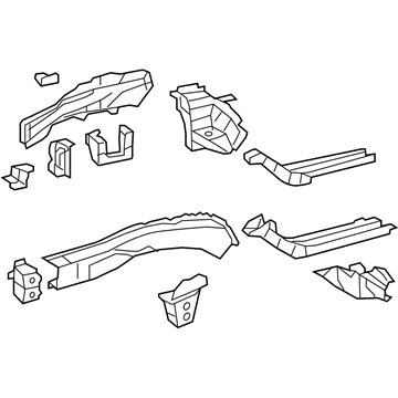 Toyota 57101-06171 Rail Assembly