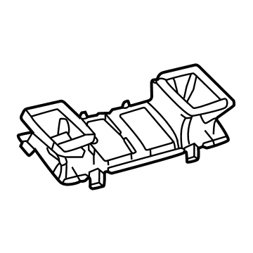 Toyota 55967-47090 NOZZLE, DEFROSTER, L