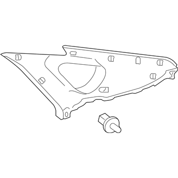 Toyota 62470-47070-B0 GARNISH Assembly, Roof S